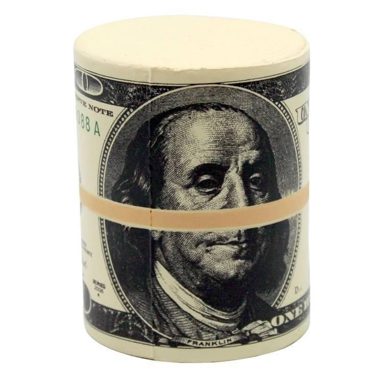 money wad stress toy