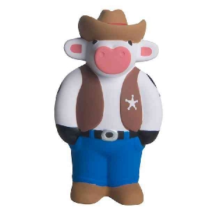 Cowboy Cow Sheriff Stress Reliever Balls