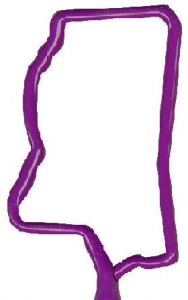 Mississippi State Shaped Pen