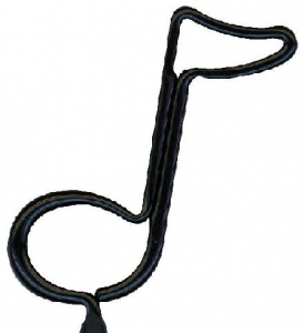 Musical Single Note Shaped Pen