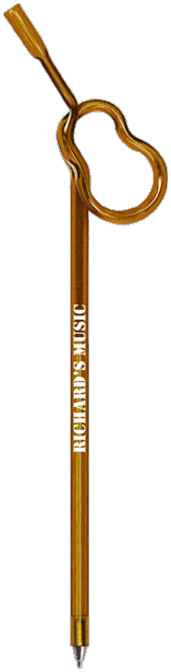 Acoustic Guitar Fun Pen, Novelty Pen, Promotional Pen, Personalized Pens.