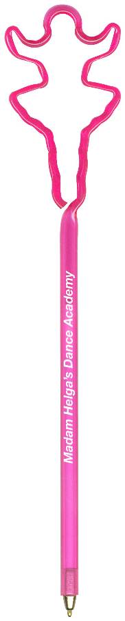 Ballerina Dancer Personalized Pen, Promotional Pen, Fun, Shaped, Dancer Ballerina Novelty Pens.
