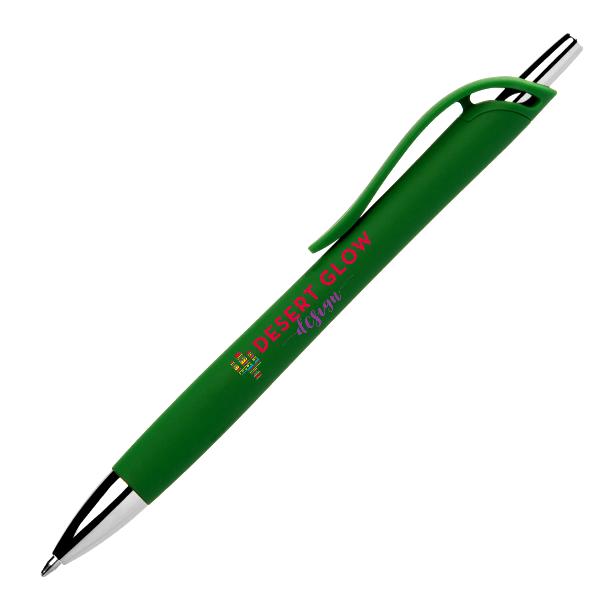 Full Color Ballpoint Click Pen 78ZED Green 