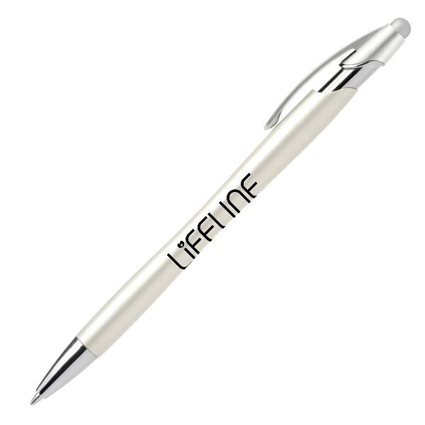 Ballpoint Ink Stylus Pen 51ZEH Silver