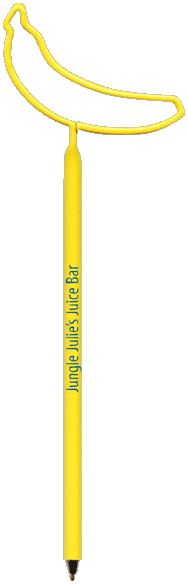 Banana Novelty Pen, Fun Pen, Promotional Pen, Personalized Pens.