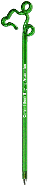 Bicyclist Novelty Pen, Fun, Promotional Pen, Personalized Pens.