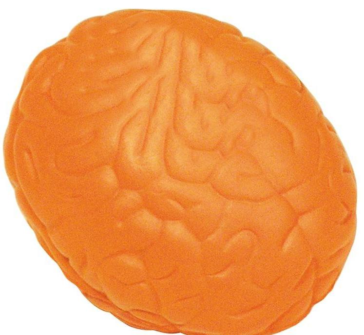 Brain Stress Reliever Balls - Orange