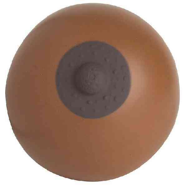 Promotional Breast Stress Reliever Balls Brown Front