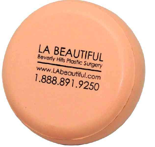 Imprinted Breast Stress Reliever Balls