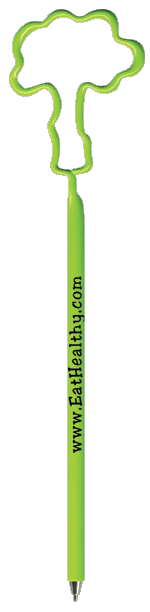 Broccoli Novelty Pen, Fun, Promotional Pen, Personalized Pens.