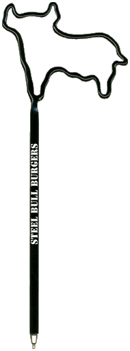 Bull Novelty Pen, Fun, Promotional Pen, Personalized Pens.