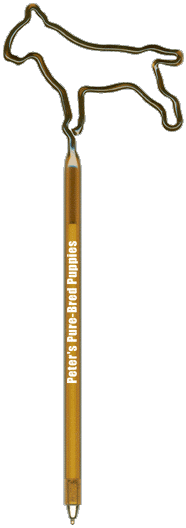 Bulldog Promotional Pen, Personalized Pen, Fun, Novelty Pens.