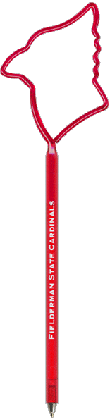 Cardinal Promotional Pen, Personalized Pen, Fun, Novelty Pens.