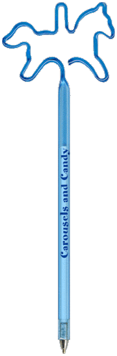 Horse Carousel Fun Pen, Novelty Pen, Promotional Pen, Personalized Pens.