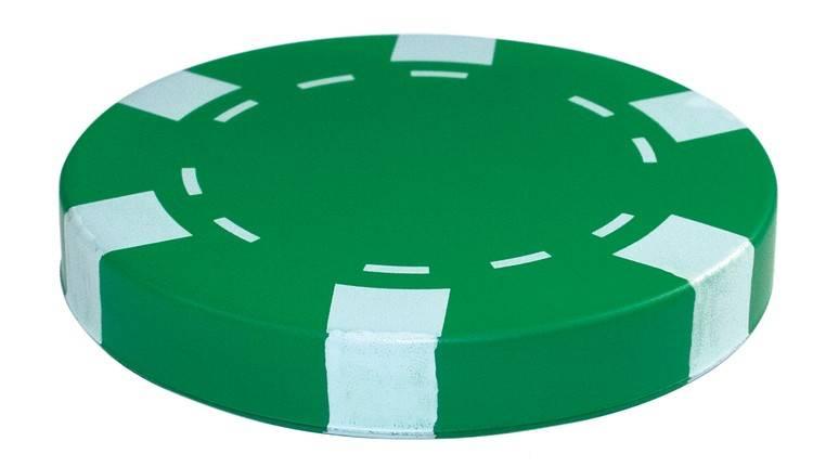 Casino Chip Stress Reliever Balls - Green