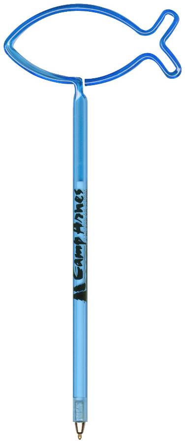 Christian Fish Personalized Pen, Ballpoint Ink, Imprinted Pens.