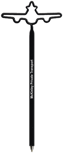 Commercial Jet Airplane Promotional Pen, Personalized Pen, Fun, Novelty Pens.