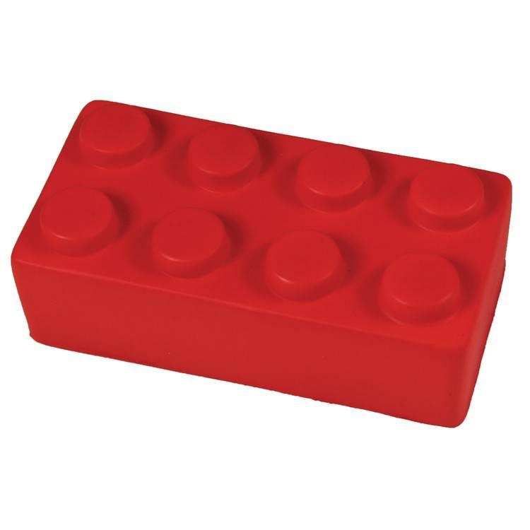 Construction Blocks Stress Reliever Balls - Red