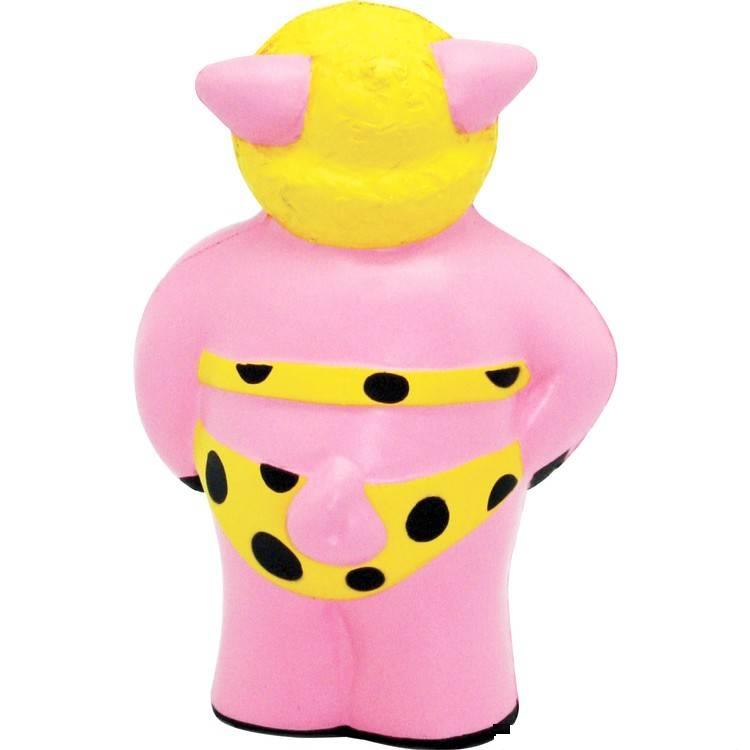 Cool Beach Pig Stress Reliever Balls - Back