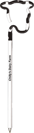 Cow Promotional Pen, Personalized Pen, Fun, Cow Novelty Pens.