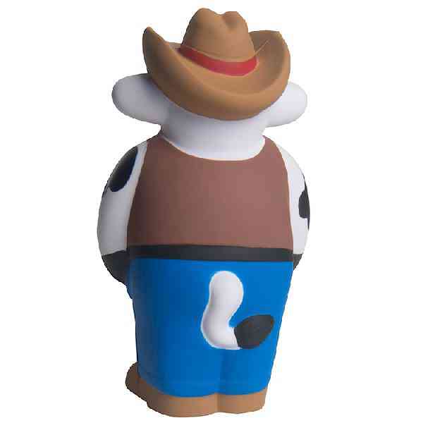 Imprinted Cowboy Cow Sheriff Stress Reliever Balls