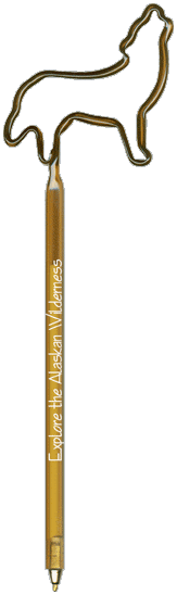 Coyote Promotional Pen, Personalized Pen, Fun, Coyote Novelty Pens.