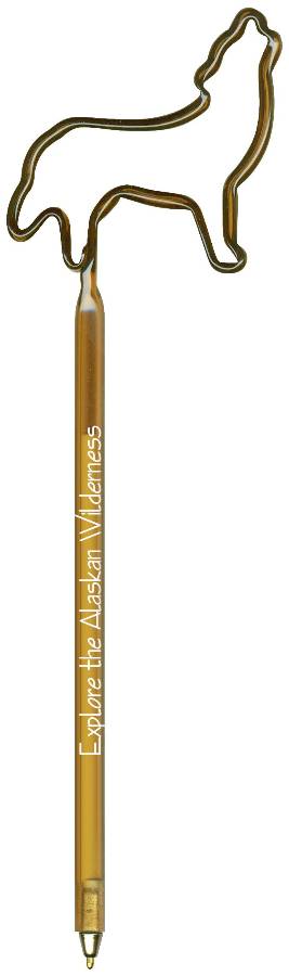 Coyote Personalized Pen, Coyote Pen, Promotional Pen, Fun, Shaped, Novelty Pens.
