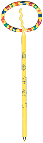 Cracked Easter Egg Shaped Pen