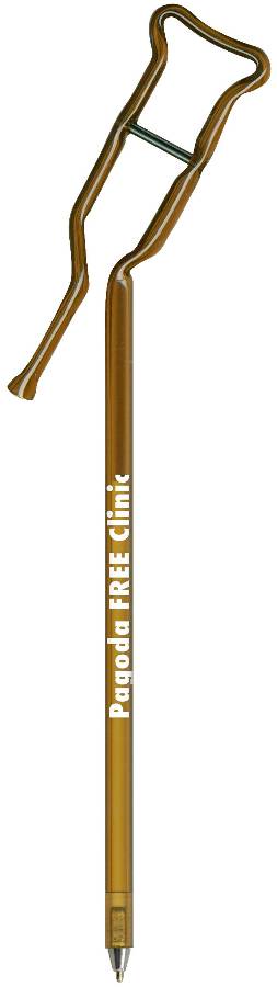 Crutch Personalized Pen, Promotional Pen, Fun, Shaped, Crutch Novelty Pens.