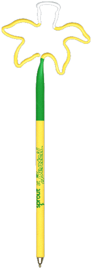 Daffodil Flower Novelty Pens.