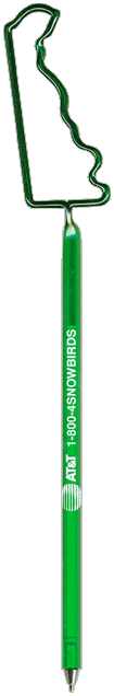 Delaware State Promotional Pen, Personalized Pen, Fun, Novelty Pens.