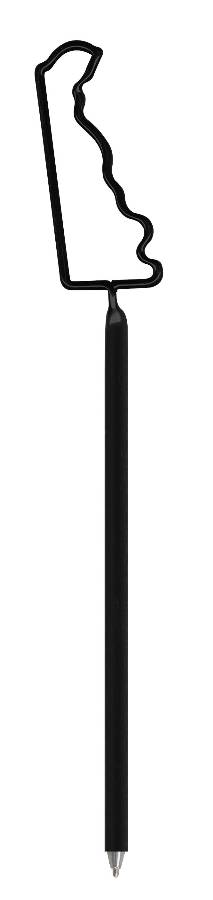 Delaware State Personalized Pen, Promotional Pen, Fun, Shaped, Delaware State Novelty Pens.