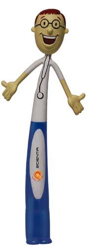 Doctor Bend A Pen Fun Shaped Pen, Novelty Pen, Standard Size Pens, Promotional Pens, Personalized Pens.