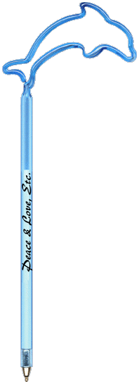 Dolphin Promotional Pen, Fun, Shaped, Novelty Pens.