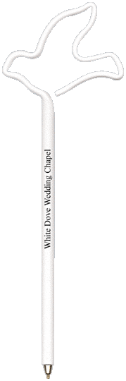 Dove Promotional Pen, Fun, Shaped, Novelty Pens.