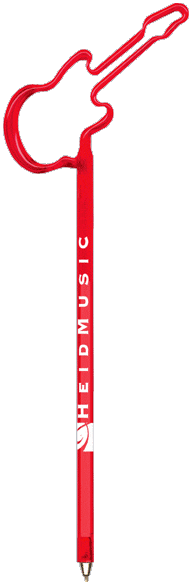 Electric Guitar Promotional Pen, Personalized Pen, Fun, Novelty Pens. 