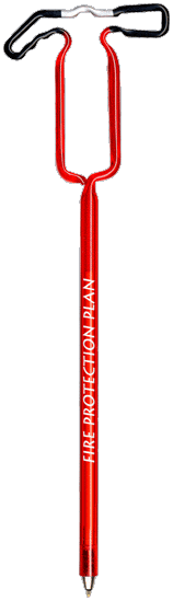 Fire Extinguisher Promotional Pen, Fun, Shaped, Novelty Pens, Multi Color.