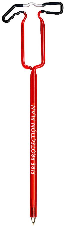 Fire Extinguisher Personalized Pen, Ballpoint Ink, Imprinted Pens.