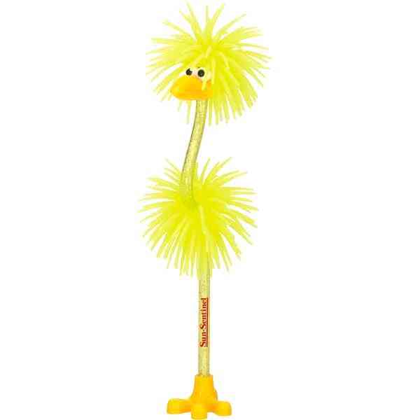 Custom Imprinted Flamingo Pen Yellow