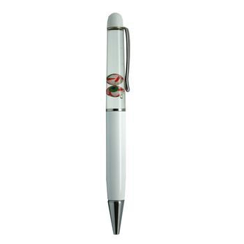 Metal Pens With Custom Floating Objects In Water - Promotional Pens