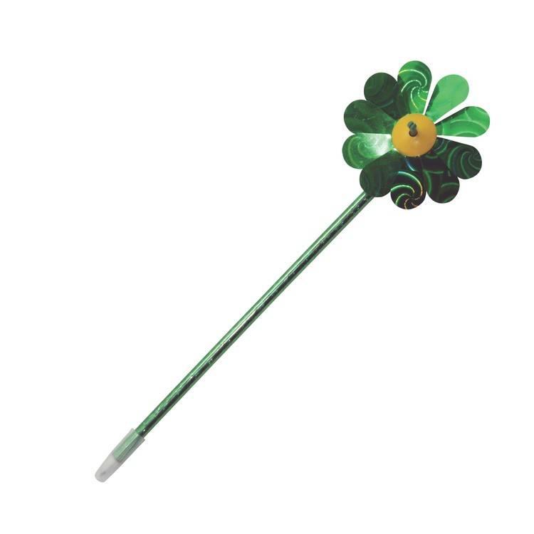 Flower Pinwheel Pen - Green