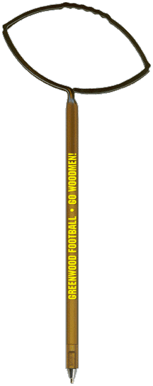 Football Novelty Pen, Promotional Pen, Personalized Pens.