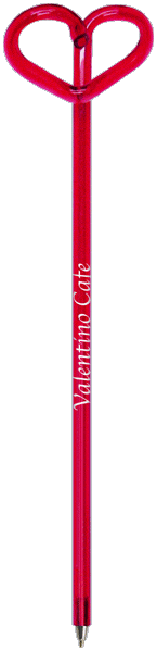 French Heart Fun Pen, Novelty Pen, Promotional Pen, Personalized Pens.