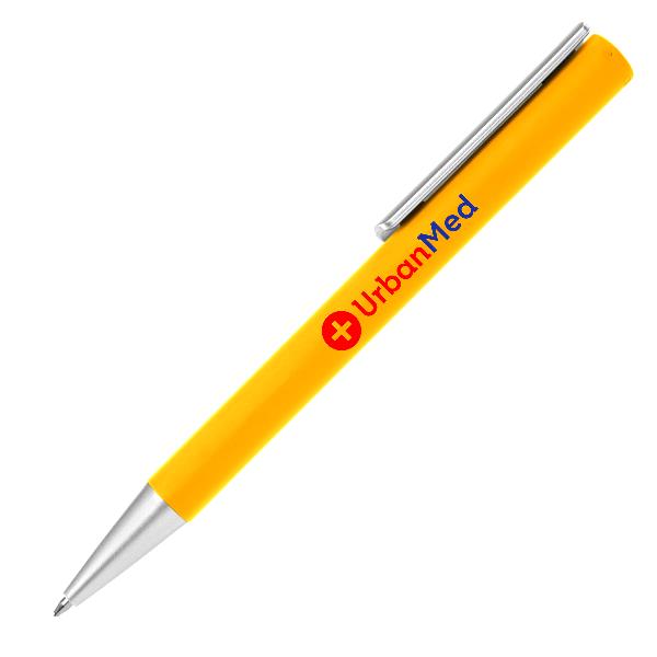 Imprinted Full Color Retractable Ballpoint Pen 78ZEG-B Yellow