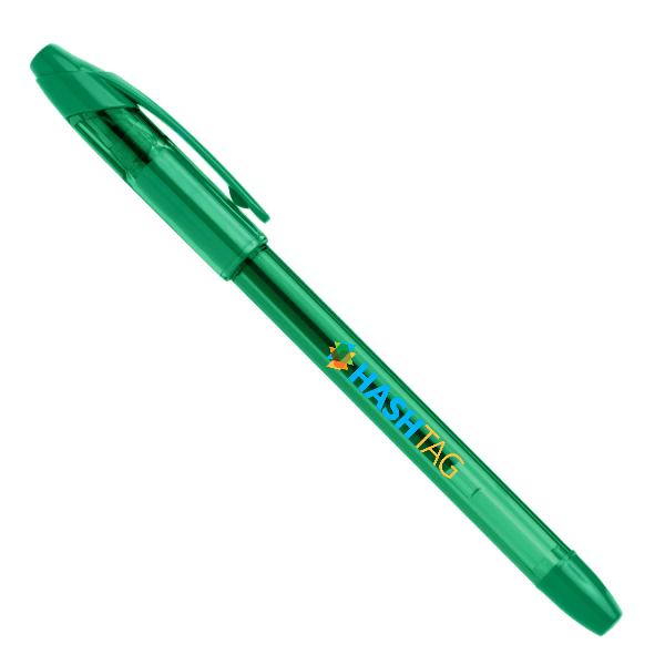 Imprinted Full Color Gel Pen 24zch-b Green