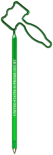Gavel Novelty Pen 2, Promotional Pen, Personalized Pens.