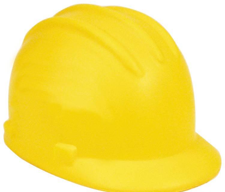 Hard Hat Stress Reliever Balls - Yellow