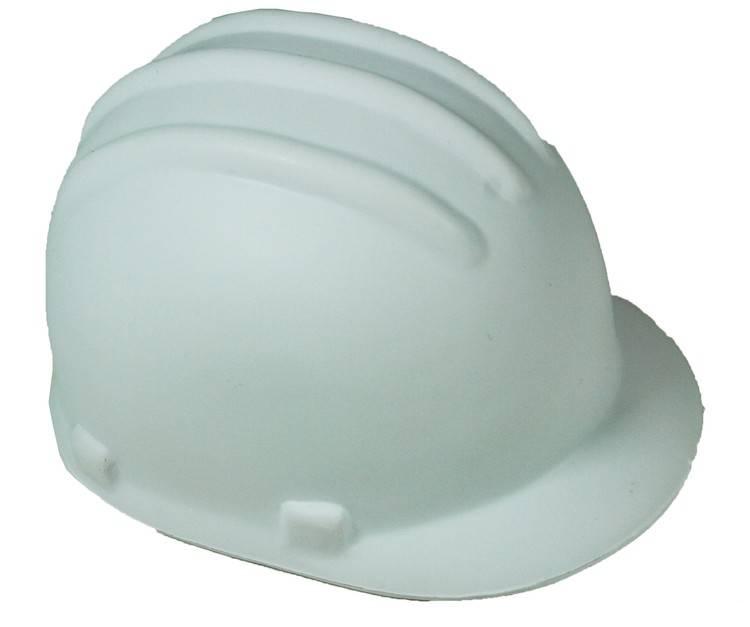 Hard Hat Stress Reliever Balls - White