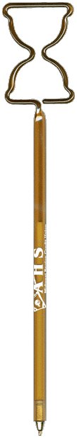 Hourglass Fun Pen, Novelty Pen, Promotional Pen, Personalized Pens.