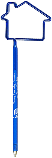 House 1 Fun Pen, Novelty Pen, Promotional Pen, Personalized Pens.